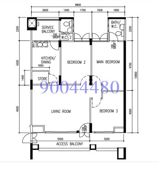 Blk 345 Woodlands Street 32 (Woodlands), HDB 4 Rooms #169395262